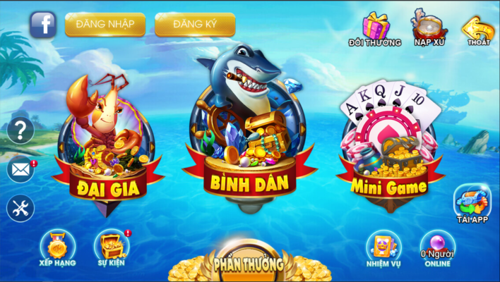ban ca win79 2 Hướng dẫn cách chơi bắn cá – Bá Chủ Đại Dương