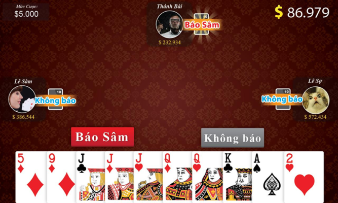 cach danh sam loc bip 3 Sử dụng kính áp tròng khi chơi sâm lốc